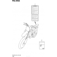 Информационные наклейки (Rm-Z250L6 E03)