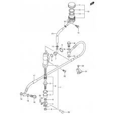 Rear master cylinder