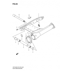 Rear swinging arm