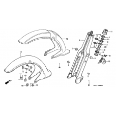 Front fork/front fender