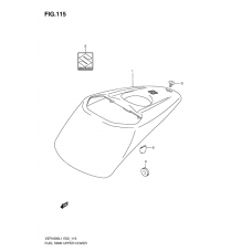 Fuel tank upper cover