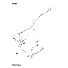 Stand - rear brake