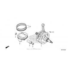 Crankshaft + piston