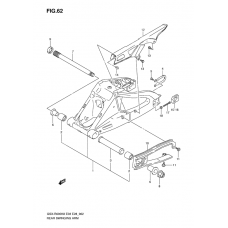 Rear swinging arm