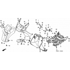 Front fender/step floor