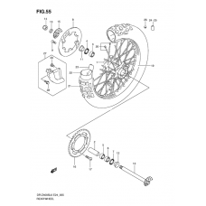 Rear wheel complete assy