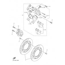 Front brake caliper