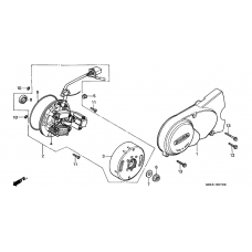 Left crankcase cover/ generator              

                  C90C/E/G/N