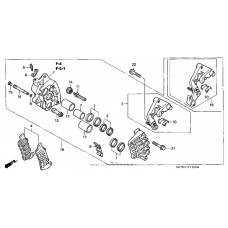Right front brake caliper