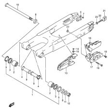 Rear swinging arm              

                  Model k4