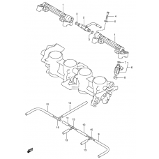 Throttle body hose/joint