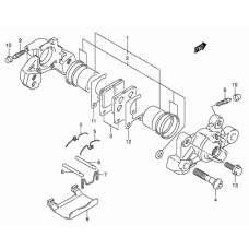 Rear caliper