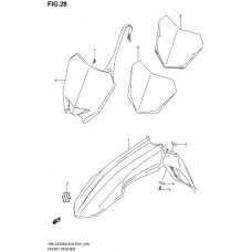 Front fender              

                  Rm-z450k8/k9/l0