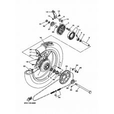 Rear wheel complete assy