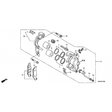 Front brake caliper