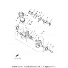 Crankshaft piston