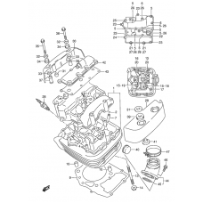 Cylinder head              

                  Front