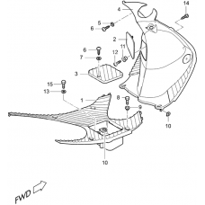 Rear leg shield