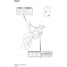 Информационные наклейки (Dr650Sel4 E28)