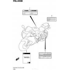 Информационные наклейки (Gsx-R750L7 E28)