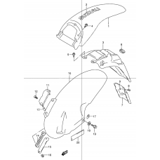 Rear fender              

                  Model w/x