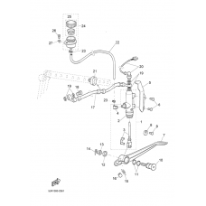 Rear master cylinder