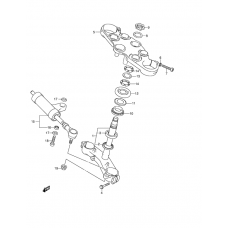 Bracket/steering damper