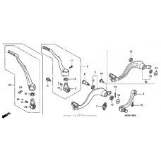 Pedal + kick starter arm