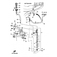 Rear master cylinder