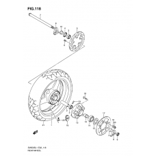 Rear wheel complete assy              

                  Sv650sl1 e2