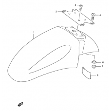 Front fender              

                  Model w/x/y/k1/k2