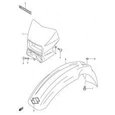 Front fender              

                  Model k3/k4