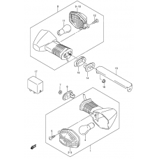 Turnsignal front & rear lamp              

                  Sv1000/u1/u2