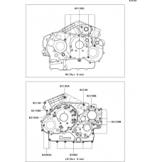 Crankcase bolt pattern(a3h)