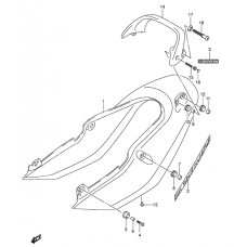 Seat tail cover              

                  Gsf600sk3/suk3