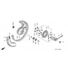 Rear wheel complete assy              

                  E/ED/F/G/SD/SW