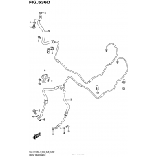 Front Brake Hose (Gsx-S1000Al7 E33)