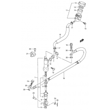 Rear master cylinder              

                  Model k2/k3/k4