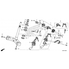 Steering stem + combination switch