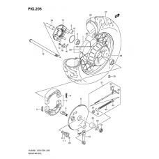 Rear wheel complete assy              

                  Vl800l1 e28