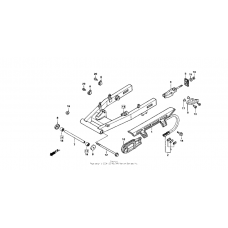 Swingarm + chain case