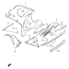 Under cowling              

                  Model k1