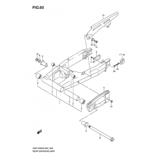 Rear swinging arm