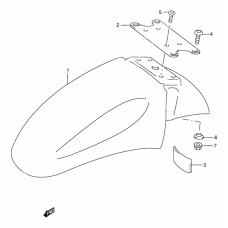 Front fender              

                  Model w/x/y/k1/k2