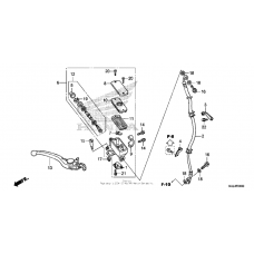 Front brake master cylinder (1)