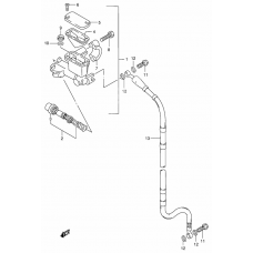 Front master cylinder              

                  Model t/v/w