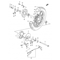 Rear wheel complete assy