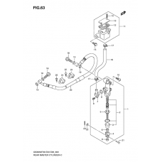 Rear master cylinder              

                  Gsx650fk8/fk9