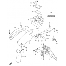 Rear fender              

                  Model k2/k3/k4