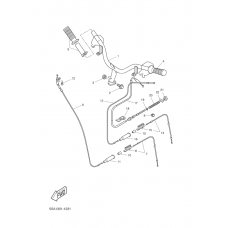 Steering handle & cable